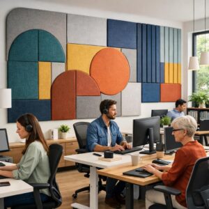 Read more about the article Lärm ade: Büroflächen mit smarter Wandgestaltung