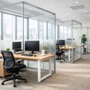 Read more about the article Bürotrennwände clever einsetzen: So steigern Sie Produktivität und Wohlbefinden im Arbeitsalltag